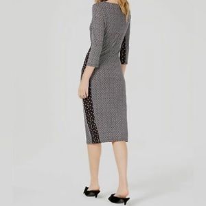 Weekend Max Mara Women's Black White Kriss Printed Midi Dress Size XS